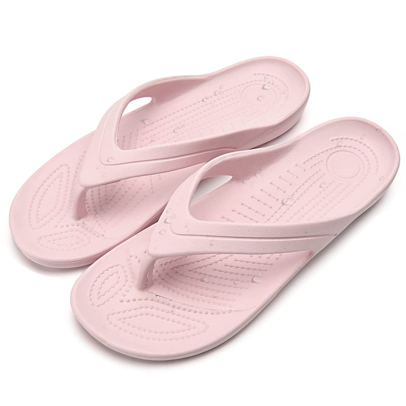 Temi Women's Flip Flops,Soft Lightweight Sandals for Women Anti Slip Casual Slippers Shower Beach Pool Bathroom Flat Slides Shoes - Image 4